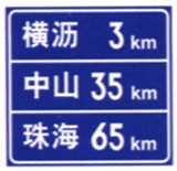 地方道路指路牌