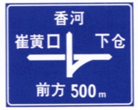 道路分布指路牌