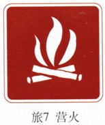 營(yíng)火指示標(biāo)志牌