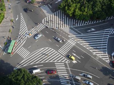 三叉路口道路標線